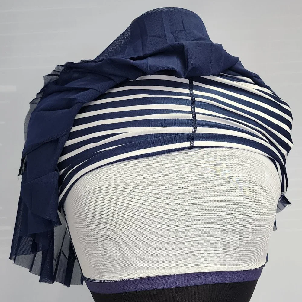 new balance x j.crew - tennis skirt  blue & white [size m] [NewWithTags] - Picture 5 of 13
